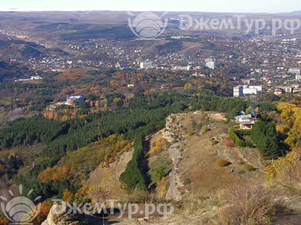 Вид города Кисловодска