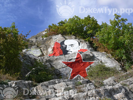 Портрет В.И. Ленина на Машуке