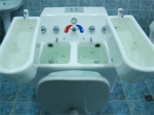 Вихревые четырехкамерные ванны