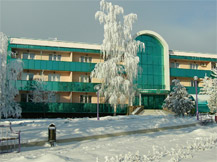 Лечебно-административный корпус, зима